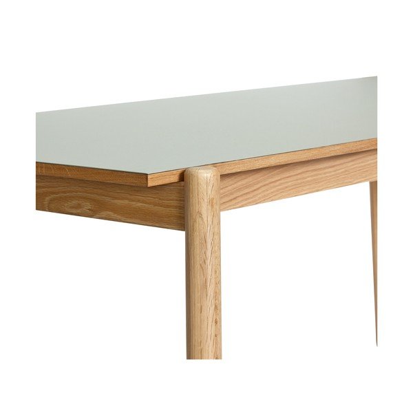 Tavolo da pranzo in rovere 107x190 cm Oblique - Hübsch-image-3