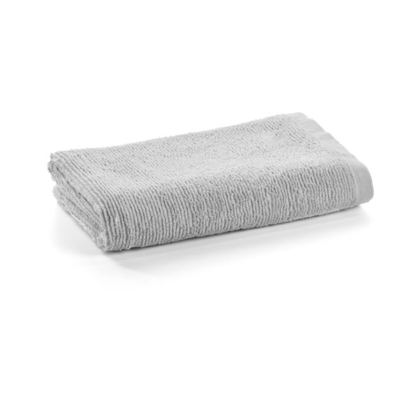 Telo da bagno in cotone grigio chiaro, 70 x 140 cm Miekki - Kave Home