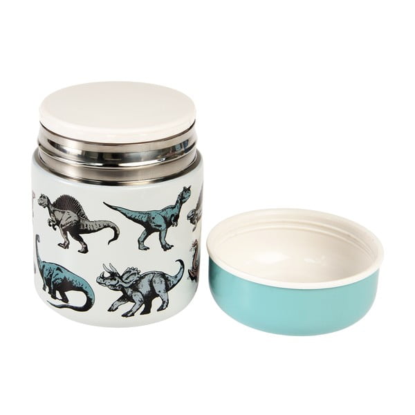 Borraccia termica blu/color crema 280 ml Prehistoric Land – Rex London-image-1