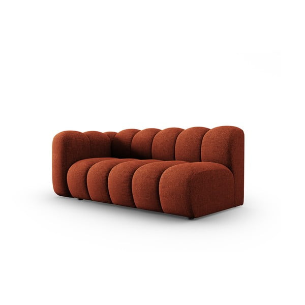 Divano componibile color mattone (con penisola a sinistra) Lupine – Micadoni Home-image-1