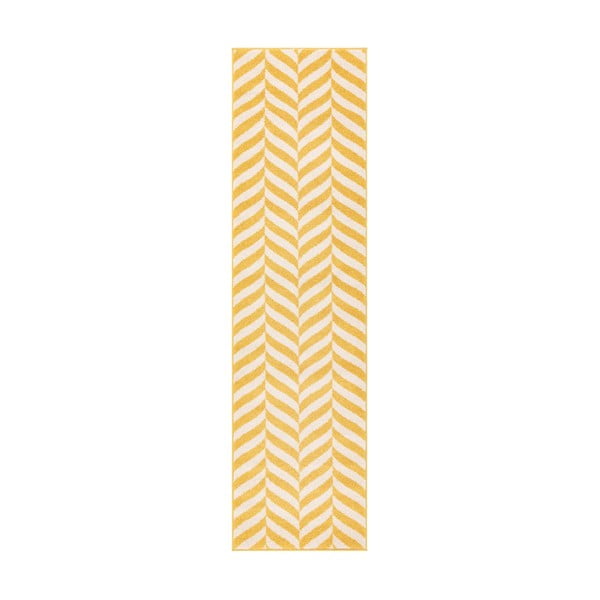 Tappeto giallo 240x66 cm Muse - Asiatic Carpets