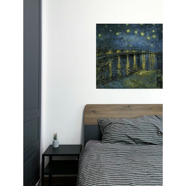 Dipinto - riproduzione 90x70 cm The Starry Night, Vincent van Gogh - Fedkolor-image-1