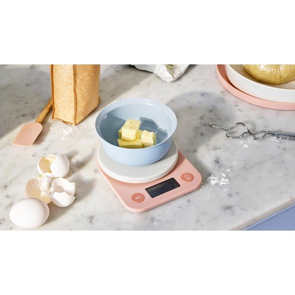 Bilancia da cucina digitale bianca in plastica Foodie – RIG-TIG-image-2