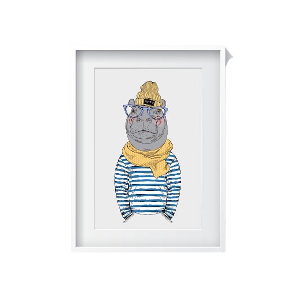 Immagine , 24 x 29 cm Hippo - Tablo Center