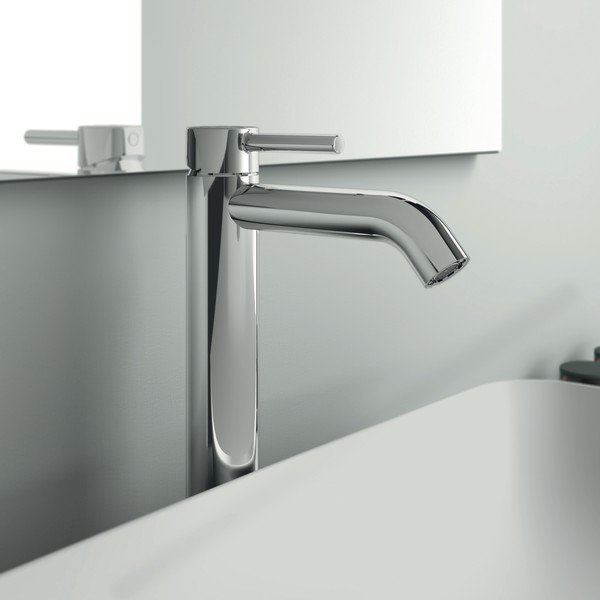 Miscelatore per doccia argentato effetto lucido Ceraline - Ideal Standard-image-1