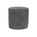 Organizer da bagno grigio scuro in poliresina per dischetti di cotone Suds – S|P Collection