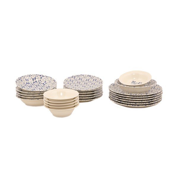 Set di 24 pezzi in gres Dots - Kütahya Porselen-image-2