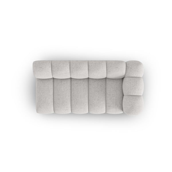 Divano componibile in grigio chiaro (con penisola a destra) Lupine – Micadoni Home-image-3