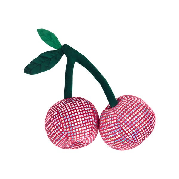 Cuscino decorativo in plush 25x30 cm Disco Cherries – Catherine Lansfield