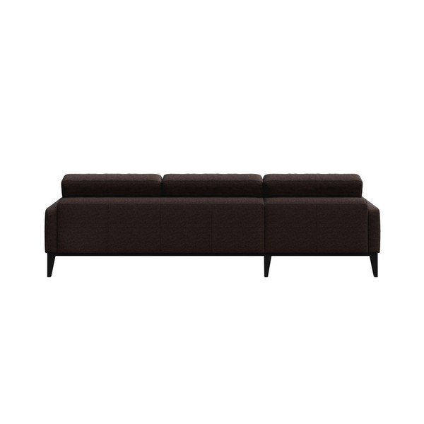 Divano angolare marrone Musso Tufted, angolo destro - MESONICA-image-3