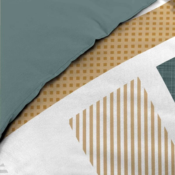 Set copripiumino e federa bianco in cotone per letto matrimoniale ed esteso 240x220 cm Zephyr – douceur d'intérieur-image-3