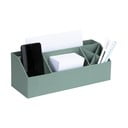 Organizer verde in cartone per cancelleria Elisa Canvas Paper Laminate – Bigso