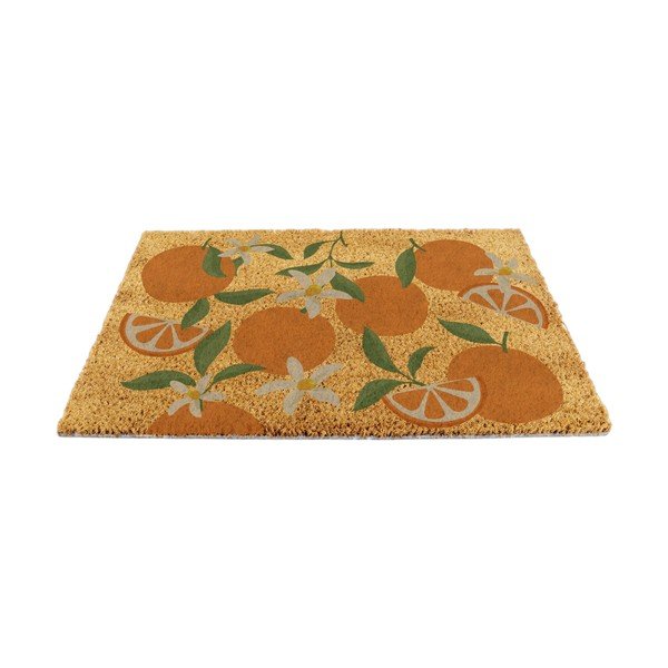 Zerbino in fibre di cocco 40x60 cm Orange – Artsy Doormats