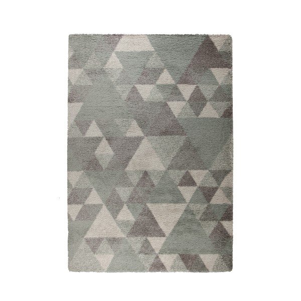 Tappeto Nuru verde e crema, 160 x 230 cm - Flair Rugs