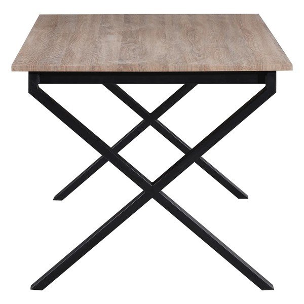 Tavolo da pranzo con piano effetto rovere 80x120 cm Ipswich – Støraa-image-4