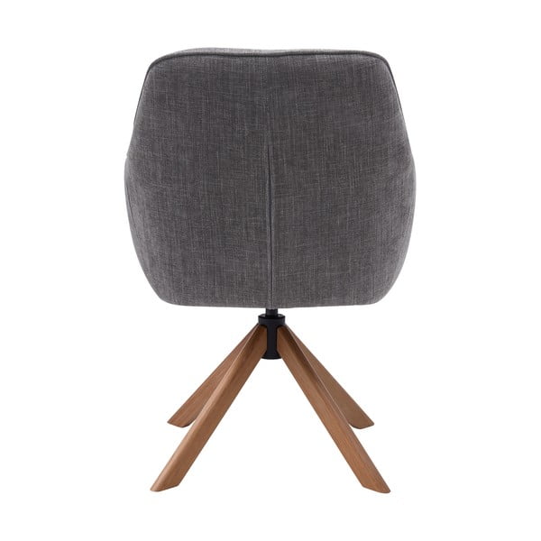 Set di sedie da pranzo grigia in imbottito 2 pz Avola – Unique Furniture-image-2