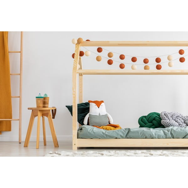 Letto per bambini in legno di pino 70x140 cm Mila M - Adeko-image-2
