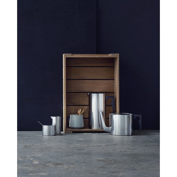 Teiera argentata in acciaio inox 1,25 l Arne Jacobsen – Stelton-image-2