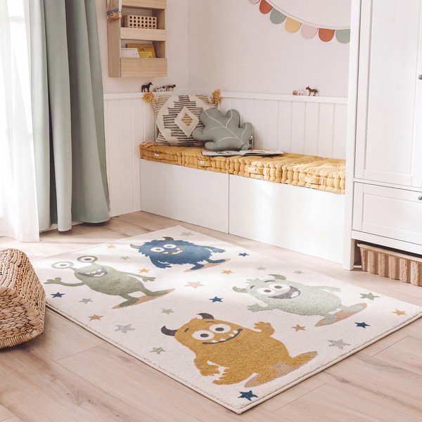 Tappeto per bambini color crema 120x170 cm Beats – Universal-image-1