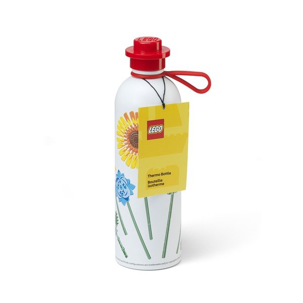 Thermos da bambini rosso/bianco in metallo 560 ml Botanicals – LEGO®-image-1
