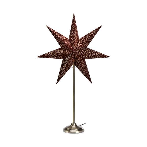 Decorazione luminosa bordeaux con motivo natalizio ø 45 cm Baroque - Markslöjd