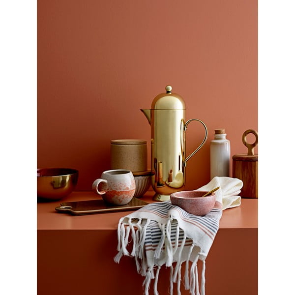 Tazza color salmone/color crema in ceramica 280 ml Paula – Bloomingville-image-1