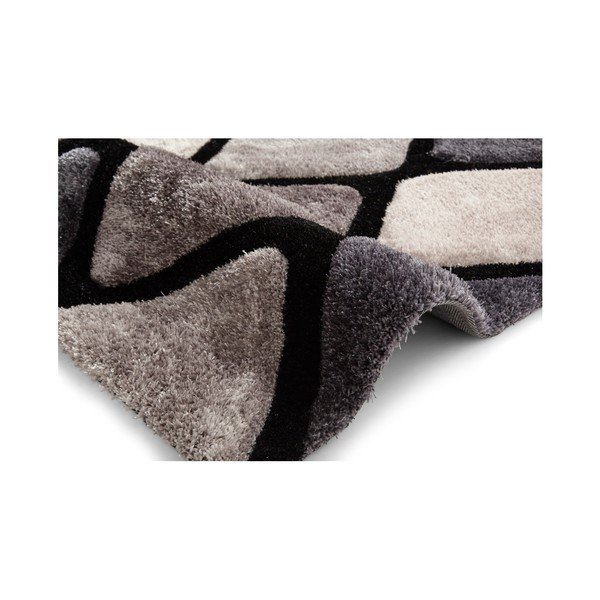 Tappeto Noble House a scacchi grigio, 120 x 170 cm - Think Rugs-image-2