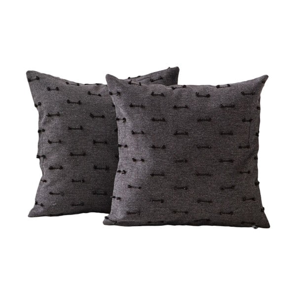 Federe decorative in set 2 pz 43x43 cm Tuffet – Mioli Decor