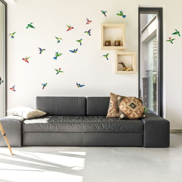 Set di adesivi per finestre 20 pezzi 40x60 cm Hummingbirds - Ambiance-image-3