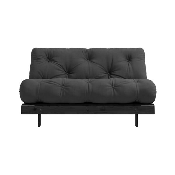 Divano letto nero 140 cm Roots - Karup Design-image-3