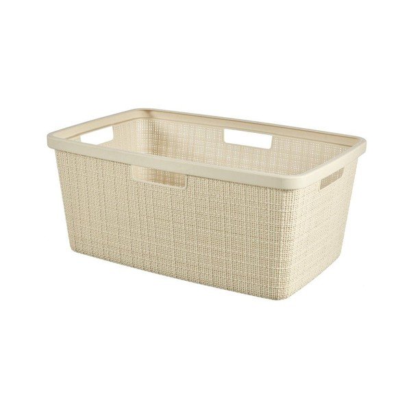 Cesto portabiancheria in plastica da 46 l Jute - Curver