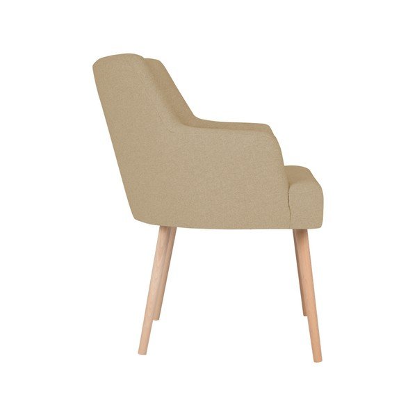 Béžová židle Cosmopolitan design Retro-image-1