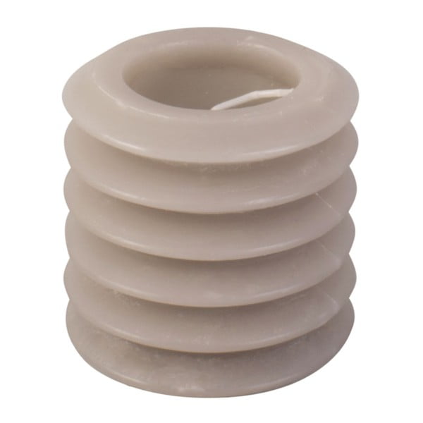 Candela grigia a strati, altezza 7,5 cm Layered Circles - PT LIVING-image-2