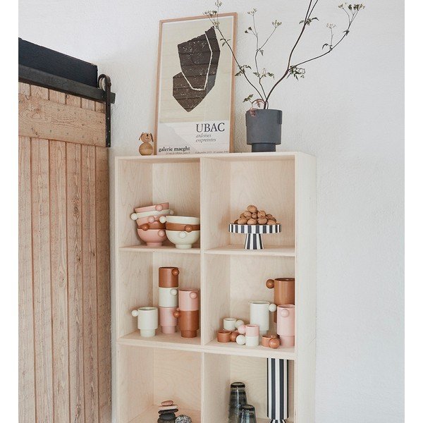 Ciotolina da portata rosa chiaro in porcellana Inka – OYOY Living Design-image-1