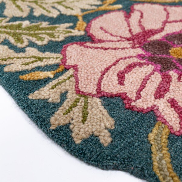 Tappeto in lana tessuto a mano 160x230 cm Daphne Shaped Floral – Flair Rugs-image-3