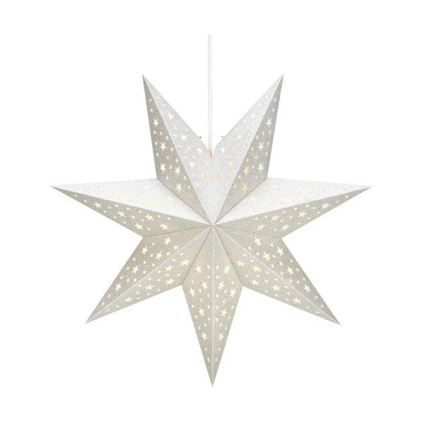 Decorazione luminosa con motivo natalizio in argento ø 45 cm Solvalla - Markslöjd