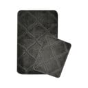 Set di tappetini per il bagno color antracite 2 pz 50x80 cm Cizgili – Foutastic