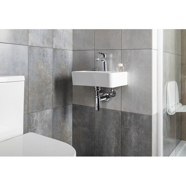 Lavabo bianco in ceramica 36x25 cm Gerda – Sapho-image-4
