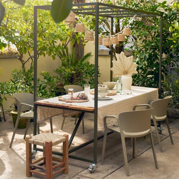 Tavolo da pranzo da giardino 97x220 cm Blue Sky - vtwonen-image-1