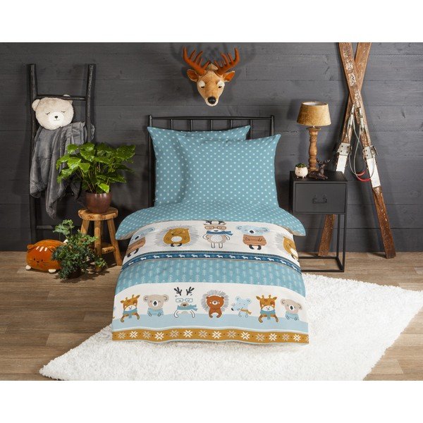 Biancheria da letto per bambini in flanella per letto singolo 140x200 cm - Good Morning-image-1