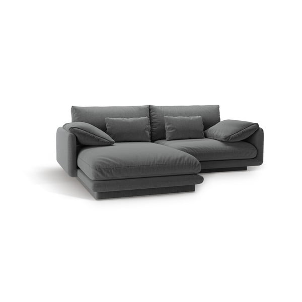 Divano angolare grigio scuro (angolo sinistro) Torino - Micadoni Home-image-1