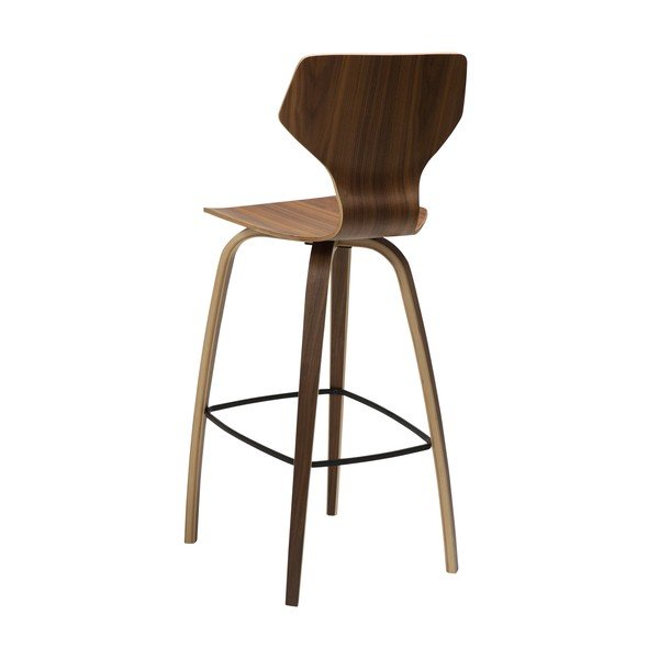 Sgabello da bar colore naturale scuro (altezza della seduta 75 cm) S.I.T – DAN-FORM Denmark-image-3