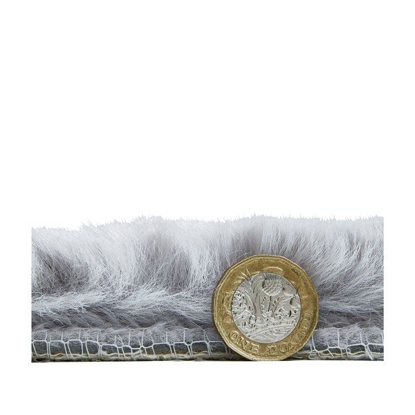 Tappeto grigio , 80 x 150 cm Teddy - Think Rugs-image-3