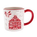 Tazza bianca in ceramica a tema natalizio Christmas cottage – Dakls