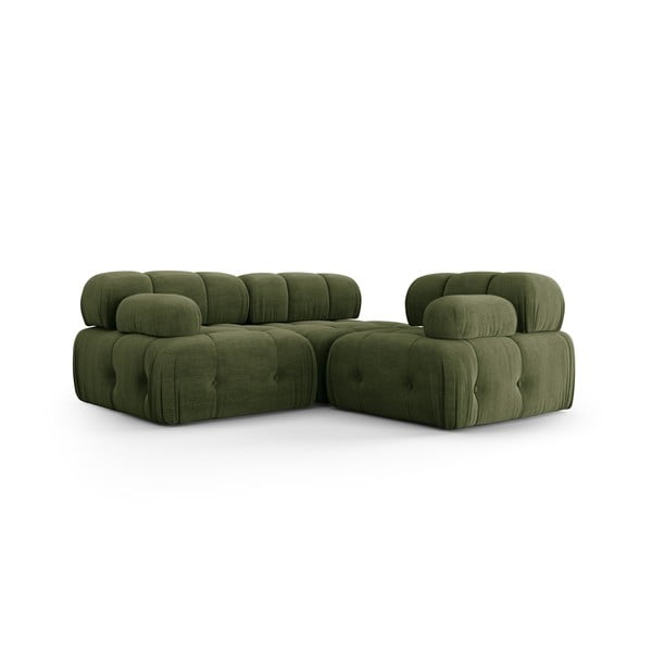 Divano componibile in verde scuro 288 cm Ferento – Cosmopolitan Design-image-4