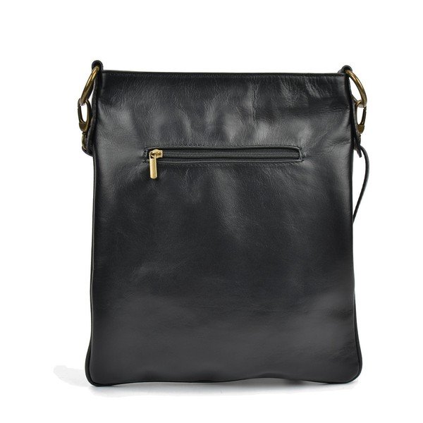 Borsa in pelle nera Mangotti Pasca - Mangotti Bags-image-1