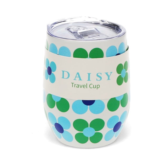 Tazza da viaggio 350 ml Blue and green Daisy - Rex London-image-3