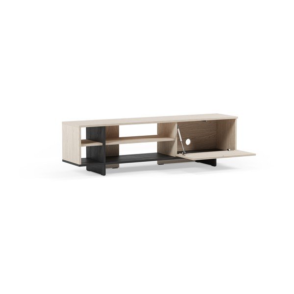 Mobile TV nero 160x44x36 cm Cequoia – Marckeric-image-2