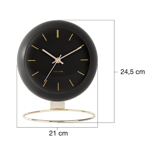 Orologio da tavolo ø 21 cm Globe - Karlsson-image-3