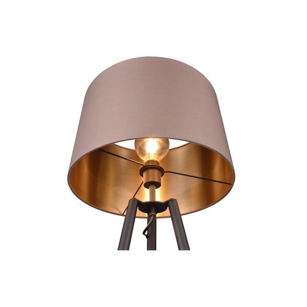 Lampada da terra nera con ripiano (altezza 152 cm) Colette - Reality-image-1